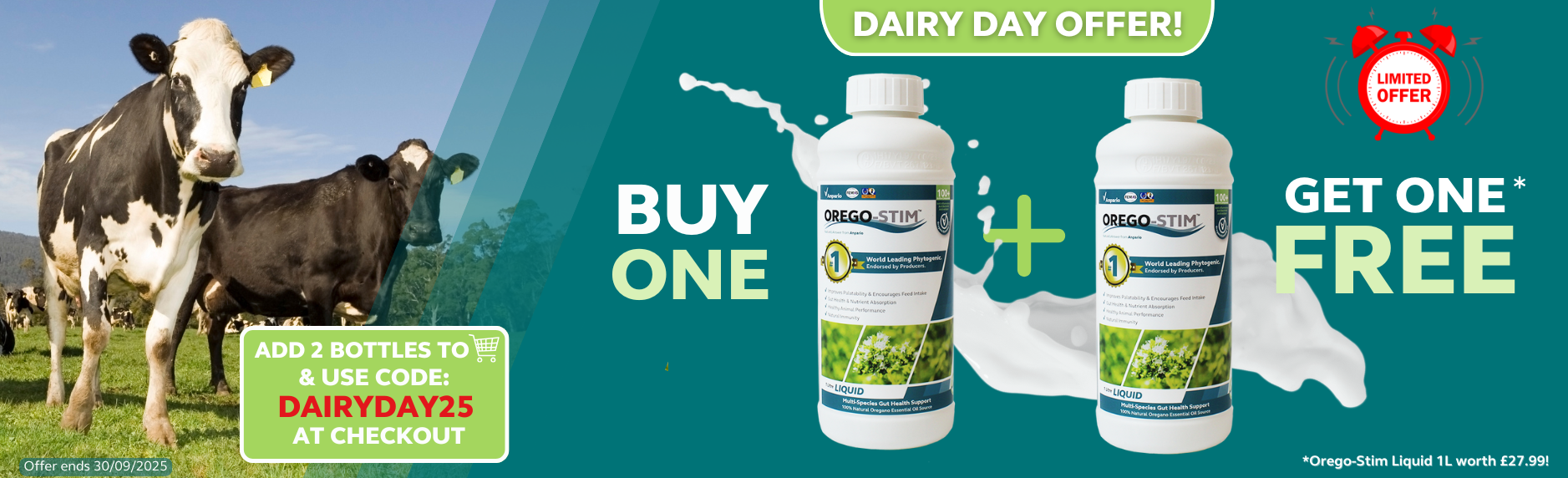 Dairy Day offer - Orego-Stim Liquid - Buy 1 get 1 free