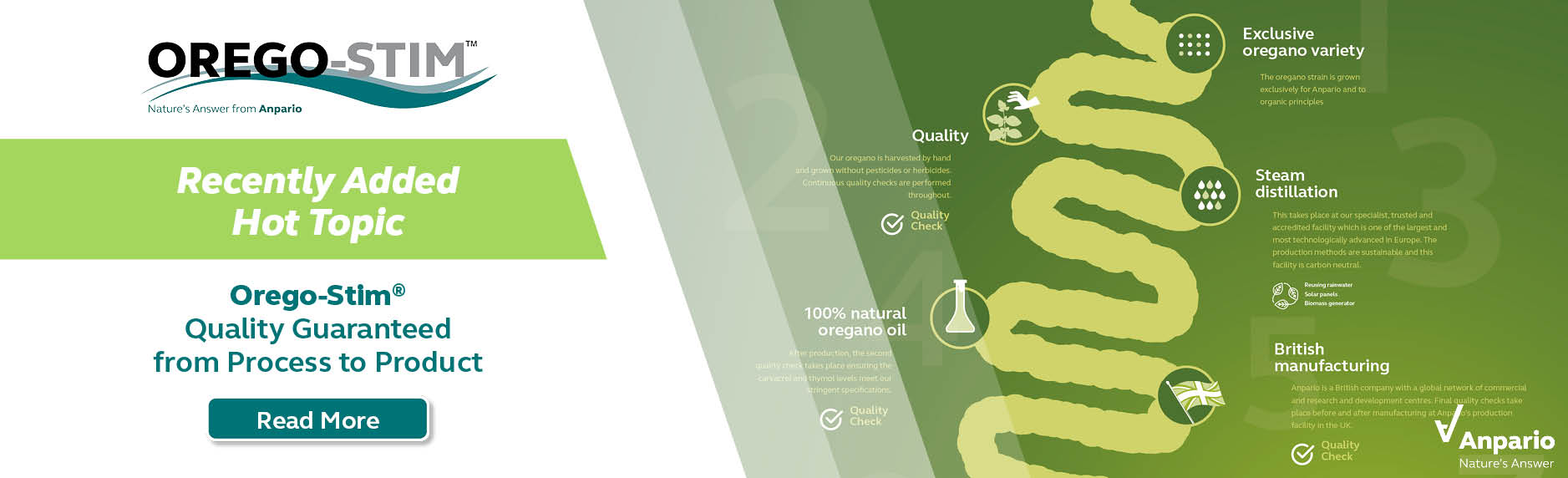 Orego-Stim® Quality Guaranteed from Process to Product