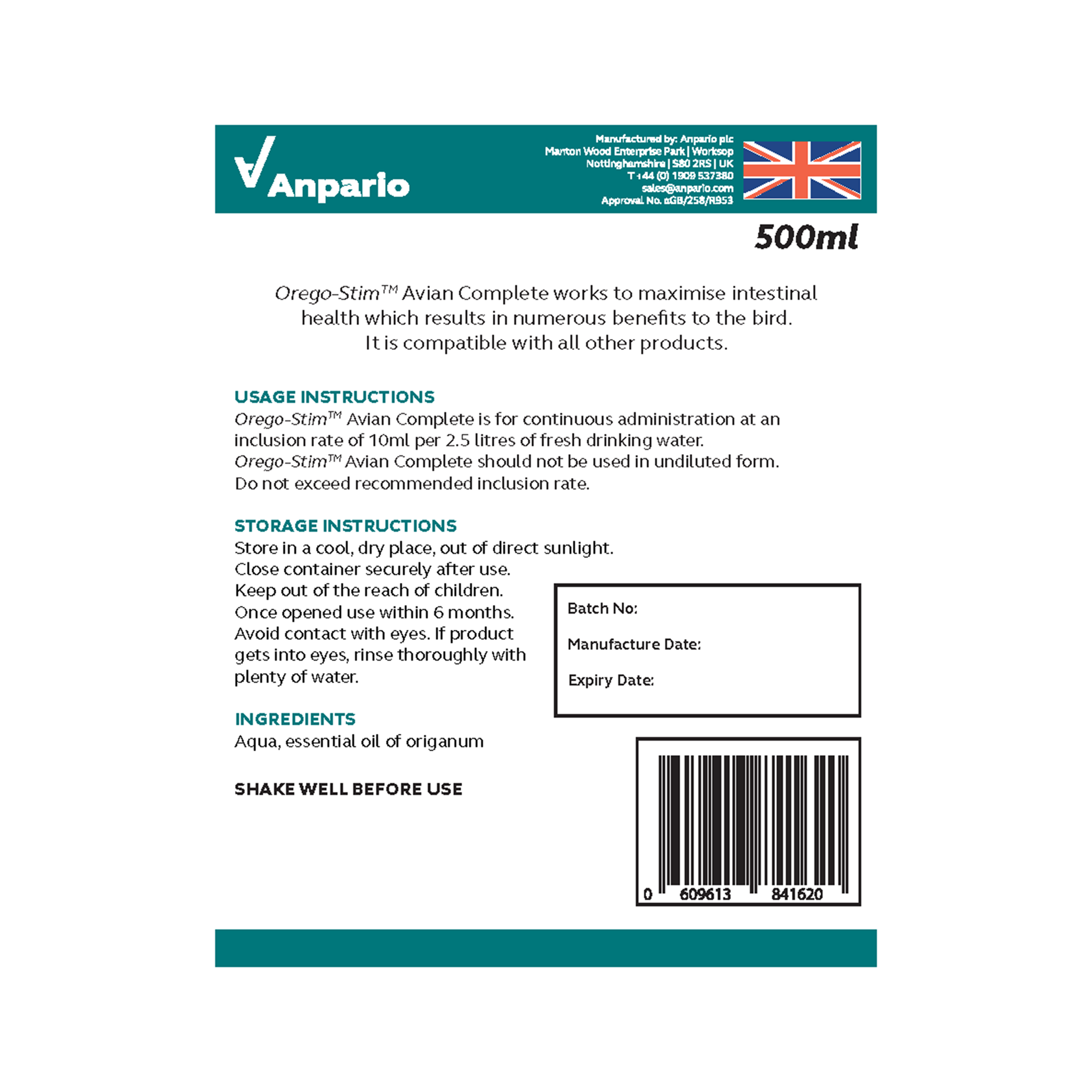 Orego-Stim Avian Complete